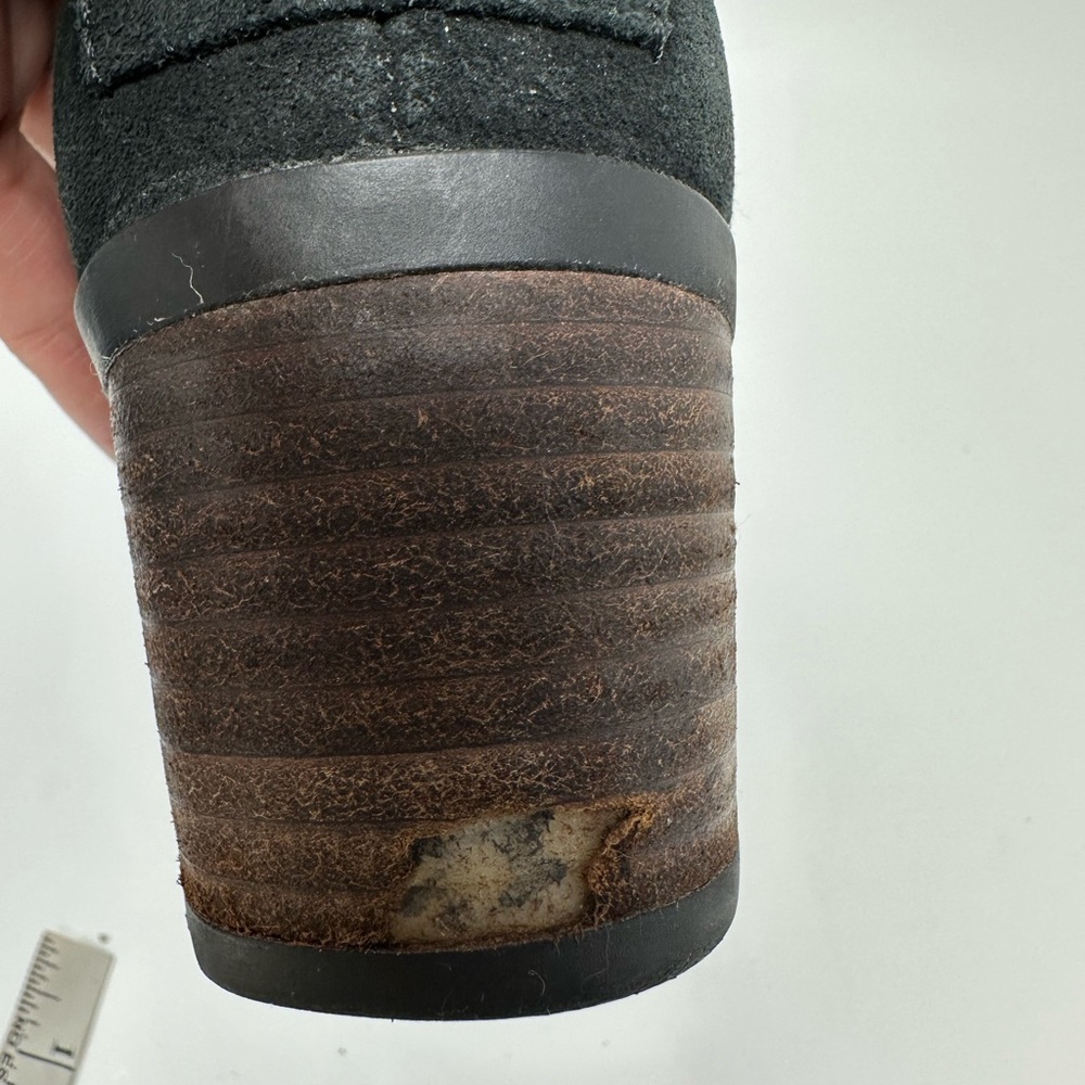 Sorel Cate Bootie Waterproof Black Leather Ankle Boots Lug Sole Sz 8 - Picture 16 of 16